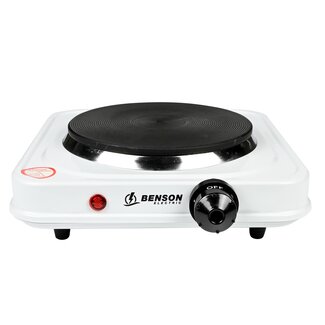 Benson Elektrische kookplaat - 1 pit - 1000W - 15 cm - oververhittingsbeveiliging