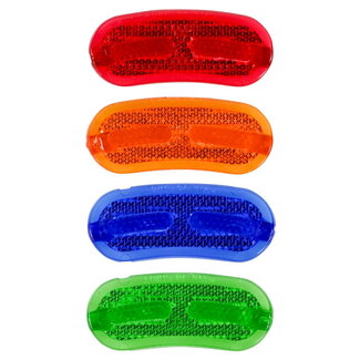 Benson Fietsspaken reflectoren - kleurrijke clips - set van 4 - extra zichtbaarheid