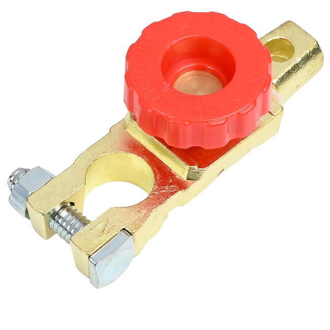 Dragon-Tools Accuklem met stroomonderbreker - 17,5 mm - Geschikt voor 6V, 12V en 24V - Anti-diefstal en lekpreventie