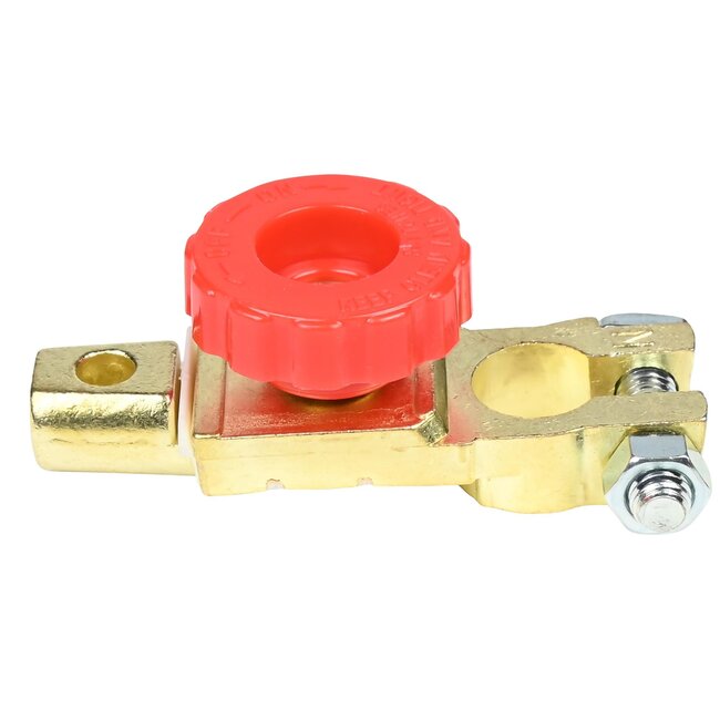 Dragon-Tools Accuklem met stroomonderbreker - 17,5 mm - Geschikt voor 6V, 12V en 24V - Anti-diefstal en lekpreventie