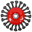 Benson Staalborstel 100 mm met getordeerd draad en 6 mm as voor metaal, hout, steen en lasnaden