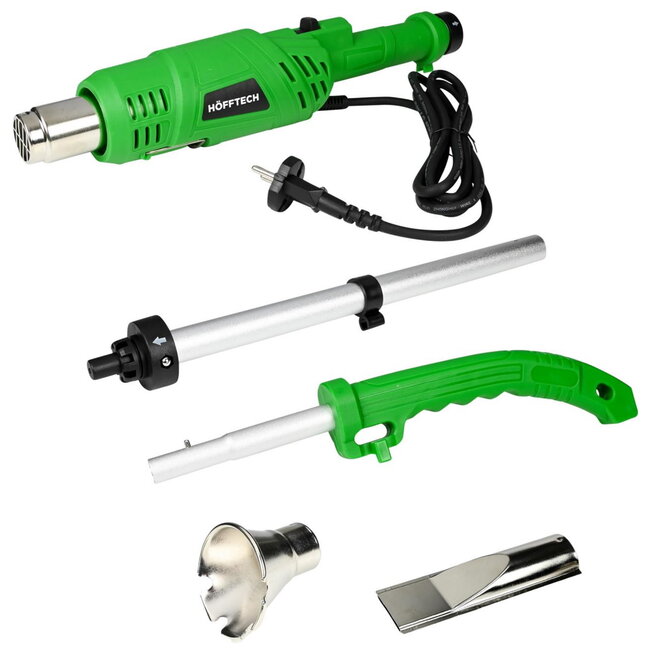 Hofftech Elektrische onkruidbrander - 2000 watt - 600 °C - groen - milieuvriendelijk