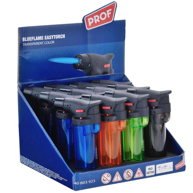 Prof Veelzijdige stormaansteker - gasbrander - ideaal voor crème brûlée en barbecue - 11,5 cm - navulbaar