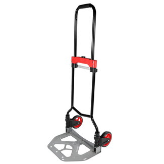 Hofftech Inklapbare steekwagen - stalen uitvoering - maximaal 70 kg - compact en stevig Hofftech Inklapbare steekwagen - stalen uitvoering - maximaal 70 kg - compact en stevig