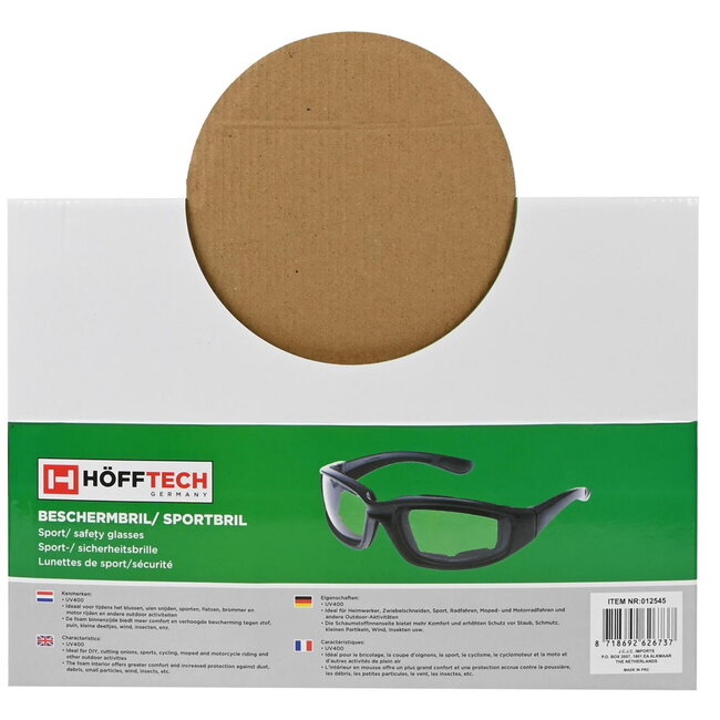 Benson Beschermbril - Sportbril - UV400 - Allweather - 12 stuks - Kleurenmix