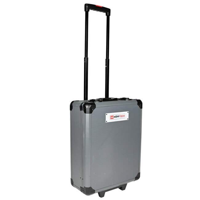 Hofftech Gereedschapstrolley op wielen - Aluminium - 186-delig - Compact en mobiel