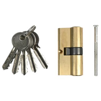 Benson Europrofielcilinder - Enkel - 60 mm - Inclusief 5 sleutels - Aluminium legering Benson Europrofielcilinder - Enkel - 60 mm - Inclusief 5 sleutels - Aluminium legering