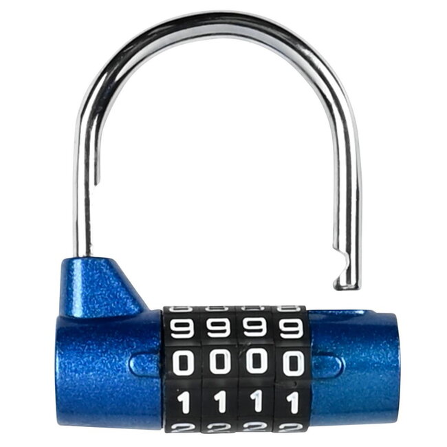 Tri-Circle Cijferslot - 4-cijferig - Compact - Chroom - 54 mm