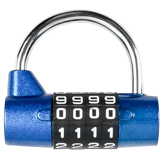 Tri-Circle Cijferslot - 4-cijferig - Compact - Chroom - 54 mm