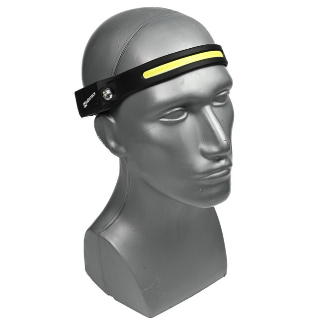 Hofftech Verstelbare LED-hoofdlamp - 3 Watt - Silicone - Oplaadbaar - 200 Lumen - Waterdicht IPX6