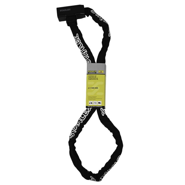 Benson Kettingslot - Zwart - Ø 6 mm - 1400 mm - Inclusief 2 veiligheidssleutels