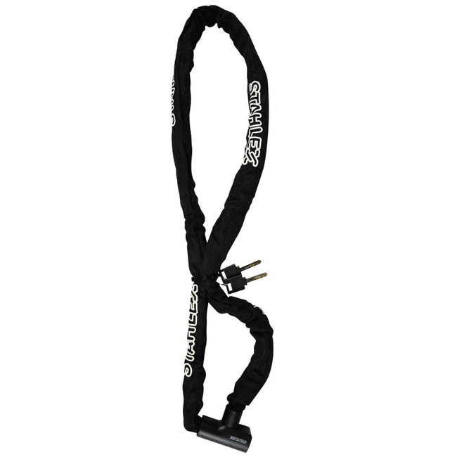 Stahlex Onbreekbaar kettingslot - gehard staal - 6 x 1500 mm - met pp-hoes en veiligheidssleutels