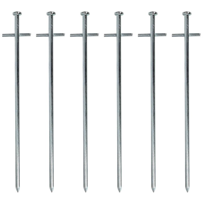 Benson 6-delige set tentharingen voor harde bodem - 23 x 6 cm - robuust en duurzaam