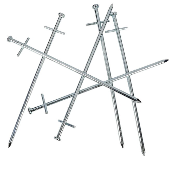 Benson 6-delige set tentharingen voor harde bodem - 23 x 6 cm - robuust en duurzaam