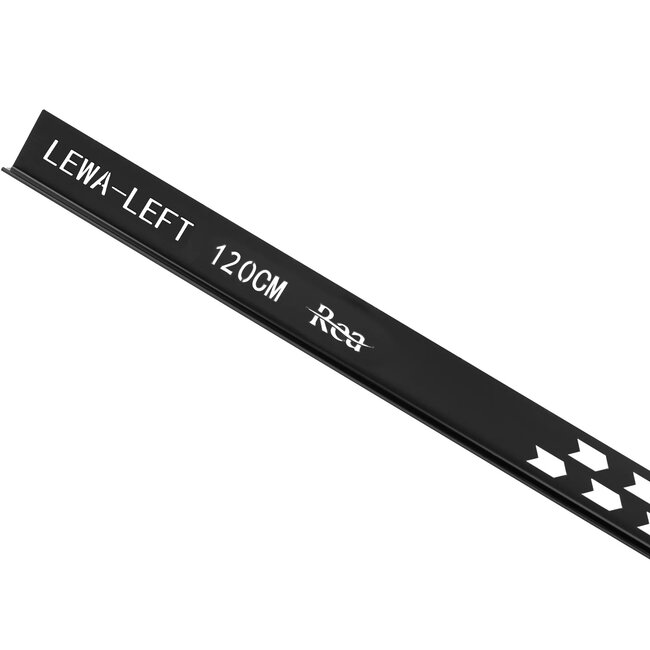 REA Douchestrip t.b.v. Douchecabine - Links - 120 cm - Mat Zwart