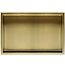 REA Inbouwnis - 60 x 30 cm - RVS - Geborsteld Goud