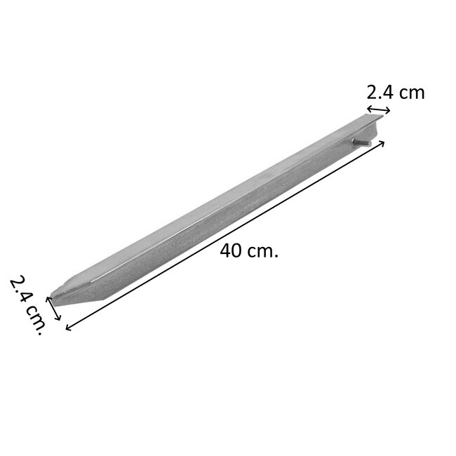 ProPlus T-haring - Staal - 40 cm - Voor seizoens- en groepstenten