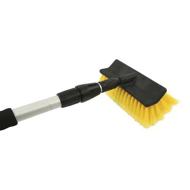 ProPlus Borstelkop voor telescopische wasborstels - Veilig en multifunctioneel - Zwart/Geel