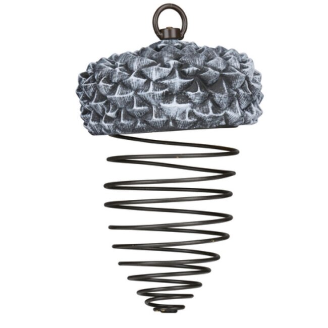 Lifetime Metalen vetbolhouder - spiraalvormig design - Ø 13,5 x 24 cm - weerbestendig en stijlvol