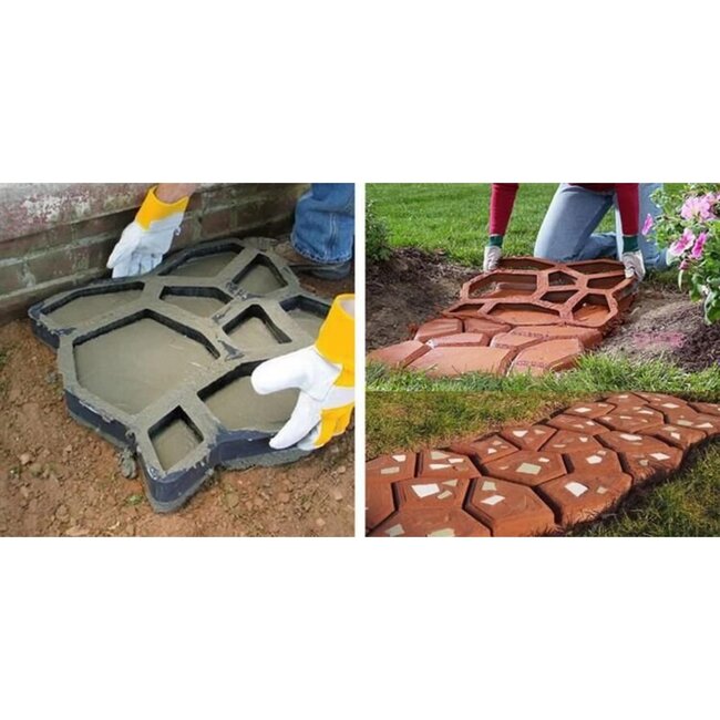 Gardlov Cat-Head Klinkervorm 45 cm - Maak Unieke Tuinpaden Zelf