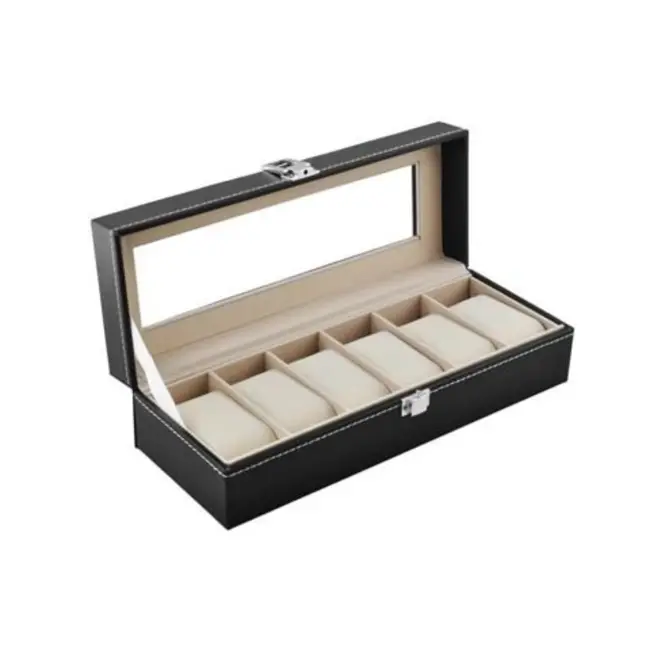 Malatec Horloge- en Sieradenorganizer met 6 Compartimenten - Luxe en Veiligheid