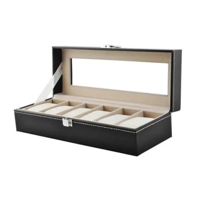 Malatec Horloge- en Sieradenorganizer met 6 Compartimenten - Luxe en Veiligheid