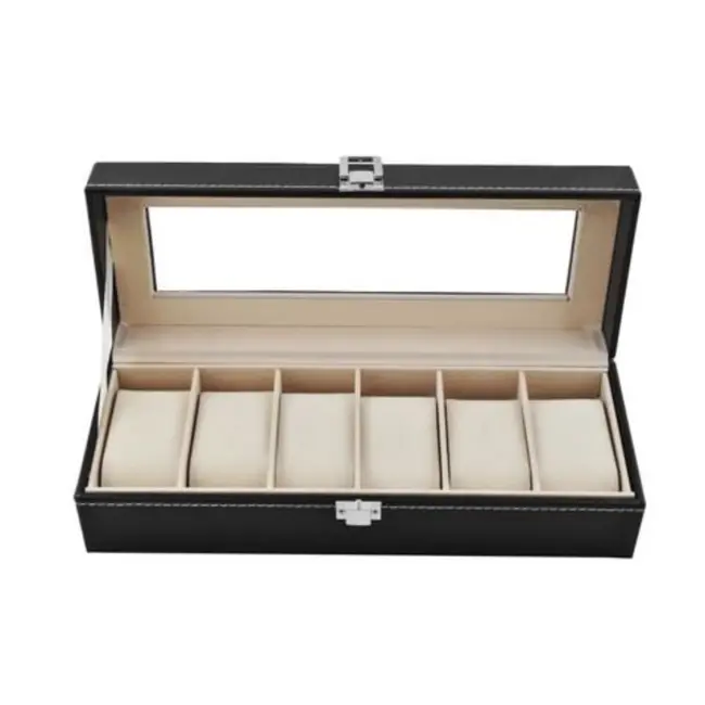 Malatec Horloge- en Sieradenorganizer met 6 Compartimenten - Luxe en Veiligheid