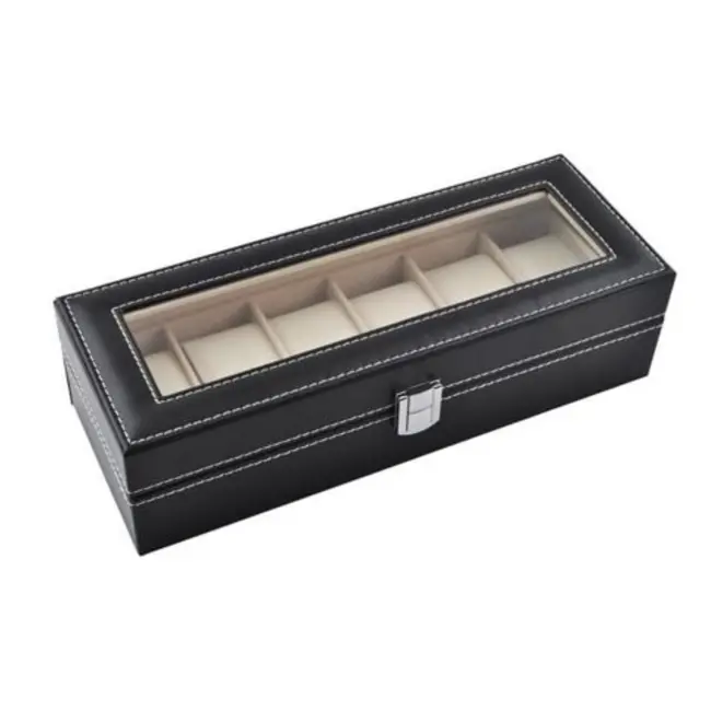 Malatec Horloge- en Sieradenorganizer met 6 Compartimenten - Luxe en Veiligheid