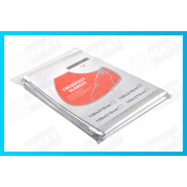 Malatec Nooddeken 140 x 210 cm - Uw Overlevingsuitrusting voor Elk Weer