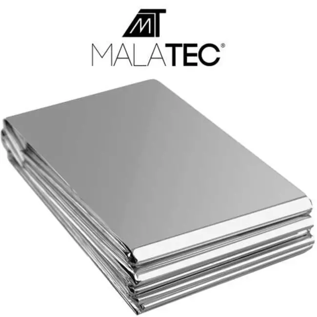 Malatec Nooddeken 140 x 210 cm - Uw Overlevingsuitrusting voor Elk Weer