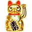 Ruhhy Geluks Kat - Gouden Maneki-neko - Beweging - Welvaart en Geluk