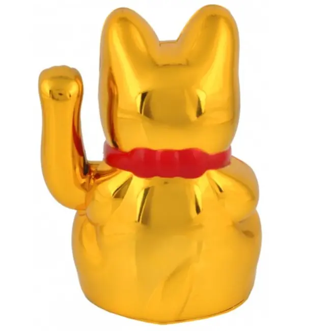 Ruhhy Geluks Kat - Gouden Maneki-neko - Beweging - Welvaart en Geluk