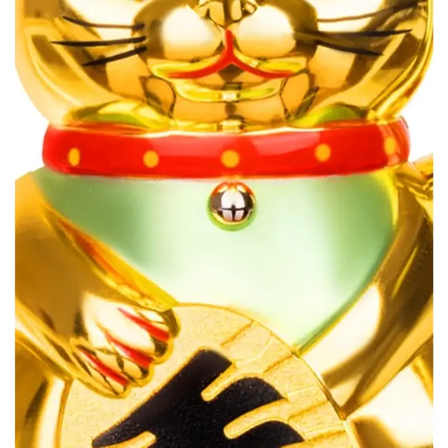 Ruhhy Geluks Kat - Gouden Maneki-neko - Beweging - Welvaart en Geluk