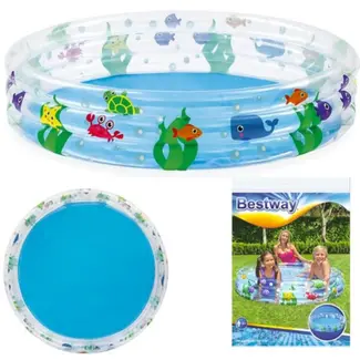 Bestway Opblaasbare Zwembad "Diepten" 152x30 cm - Ideaal voor Jonge Kinderen