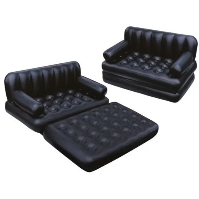Bestway 5-in-1 Opblaasbare Sofa - Tweezitsbank, Ligbed en Meer - Duurzaam PVC