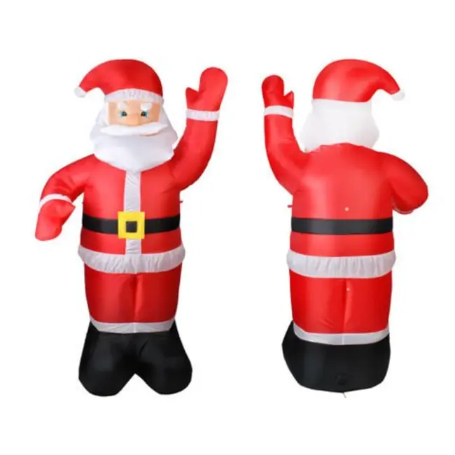 Ruhhy Opblaasbare Kerstman - 180 cm - Verlicht en Zelfopblazend