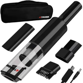 Xtrobb Krachtige 120W Draadloze Auto Stofzuiger - Efficiënt en Compact - Inclusief HEPA Filter