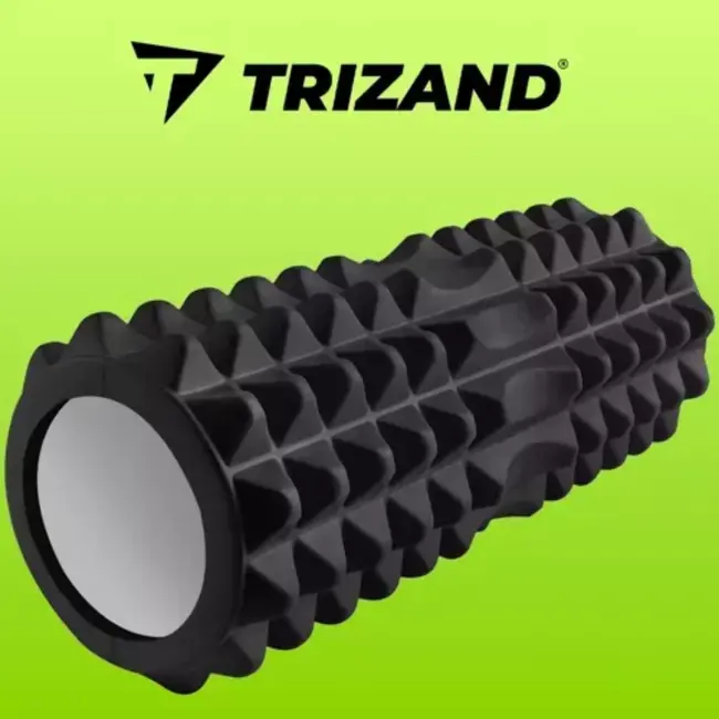 Trizand Yoga Roller - Zwart - Ideaal voor Spierontspanning en Zelfmassage
