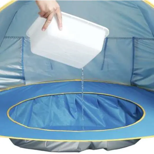 Trizand Strandtent met Pop-up Zwembad: Perfect voor Gezinsuitjes