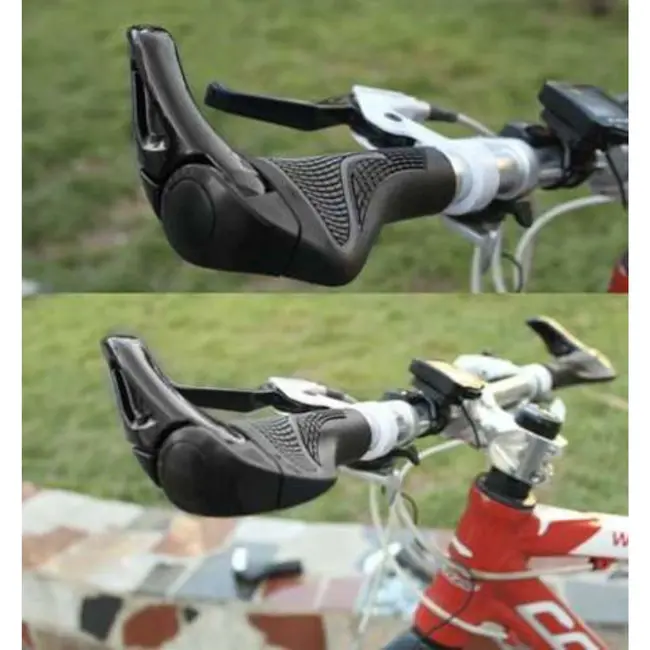 Trizand Ergonomische Fiets Handvatten met Hoorns - Voor Meer Comfort en Controle