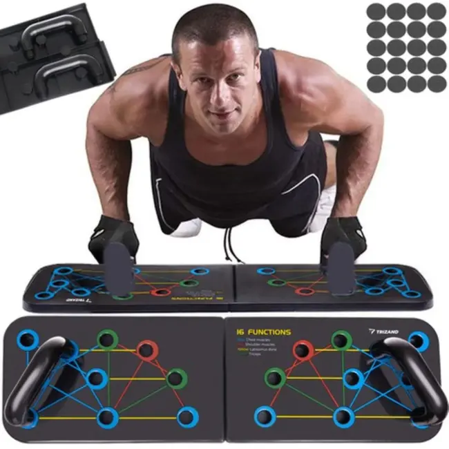 Trizand Fitness Board 16-in-1: Ultieme Bovenlichaam Training - Kleurgecodeerd en Effectief