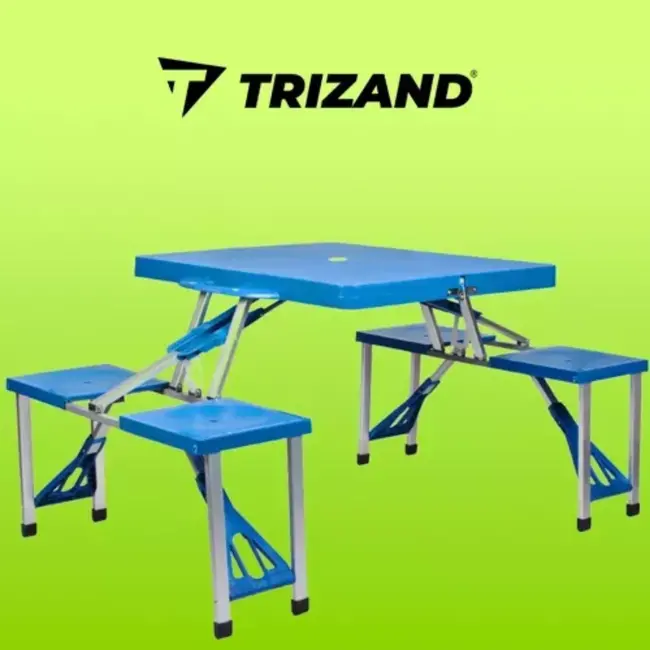 Trizand Campingset met Tafel en Stoelen: Perfect voor Buitenactiviteiten