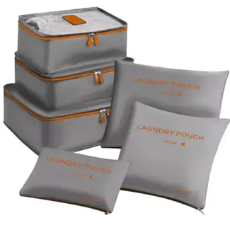 Trizand Reisorganizer Set van 6: Organiseer je Koffer met Gemak