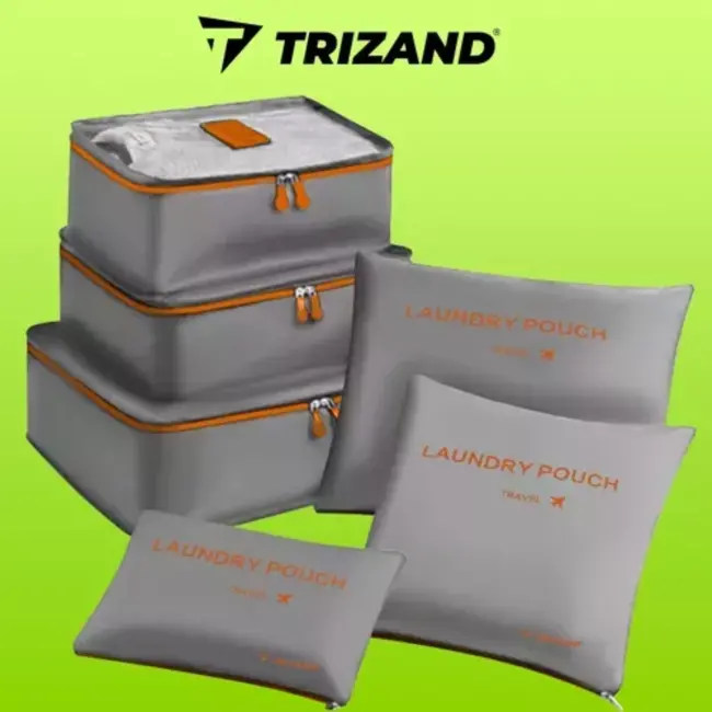 Trizand Reisorganizer Set van 6: Organiseer je Koffer met Gemak