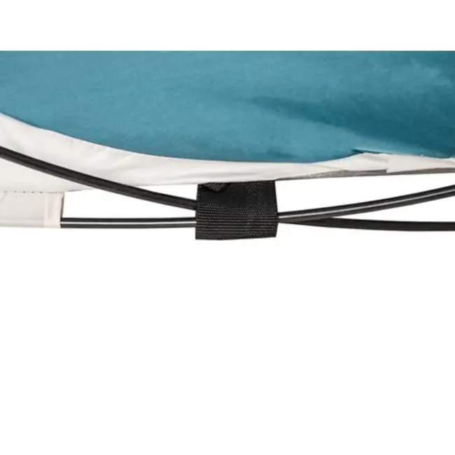 Trizand Namiot Compacte Strandtent 145x100x70cm - Turkoois-Grijs - Licht en Makkelijk