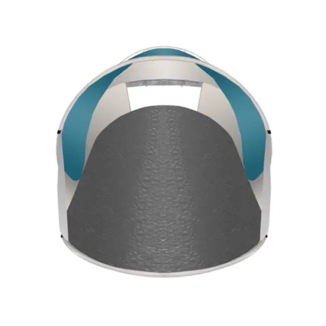 Trizand Namiot Compacte Strandtent 145x100x70cm - Turkoois-Grijs - Licht en Makkelijk