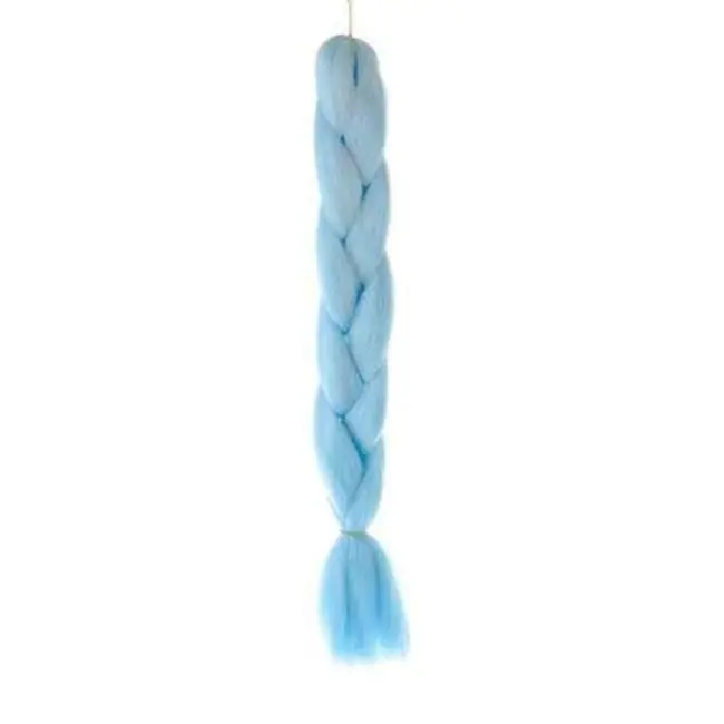 Soulima Synthetische Vlechtjes in Levendig Blauw - 60 cm Lang