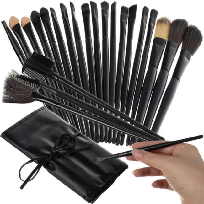Soulima Complete Make-up Kwastenset 24 Stuks - Perfect voor Elke Look