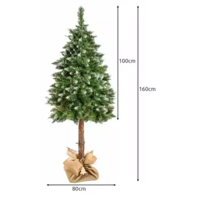 Ruhhy Sosna Diamentowa Premium Kunstkerstboom 160 cm - Natuurlijke Uitstraling