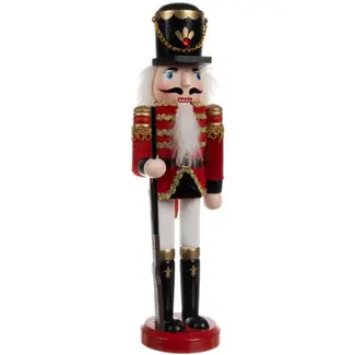 Ruhhy Decoratieve Houten Notenkraker 30 cm - Klassieke Kerstfiguur